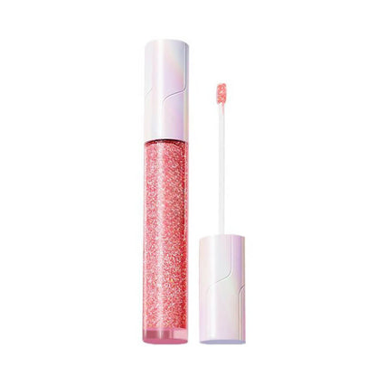 8 color glitter lip gloss shimmer lip glaze natural high pigmented moisturizing
