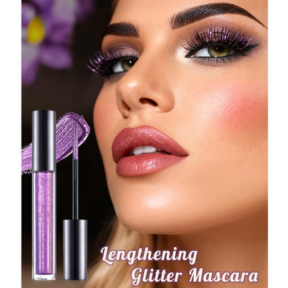 14-Color Chameleon Mascara Lengthening Waterproof Shimmer Long-Lasting