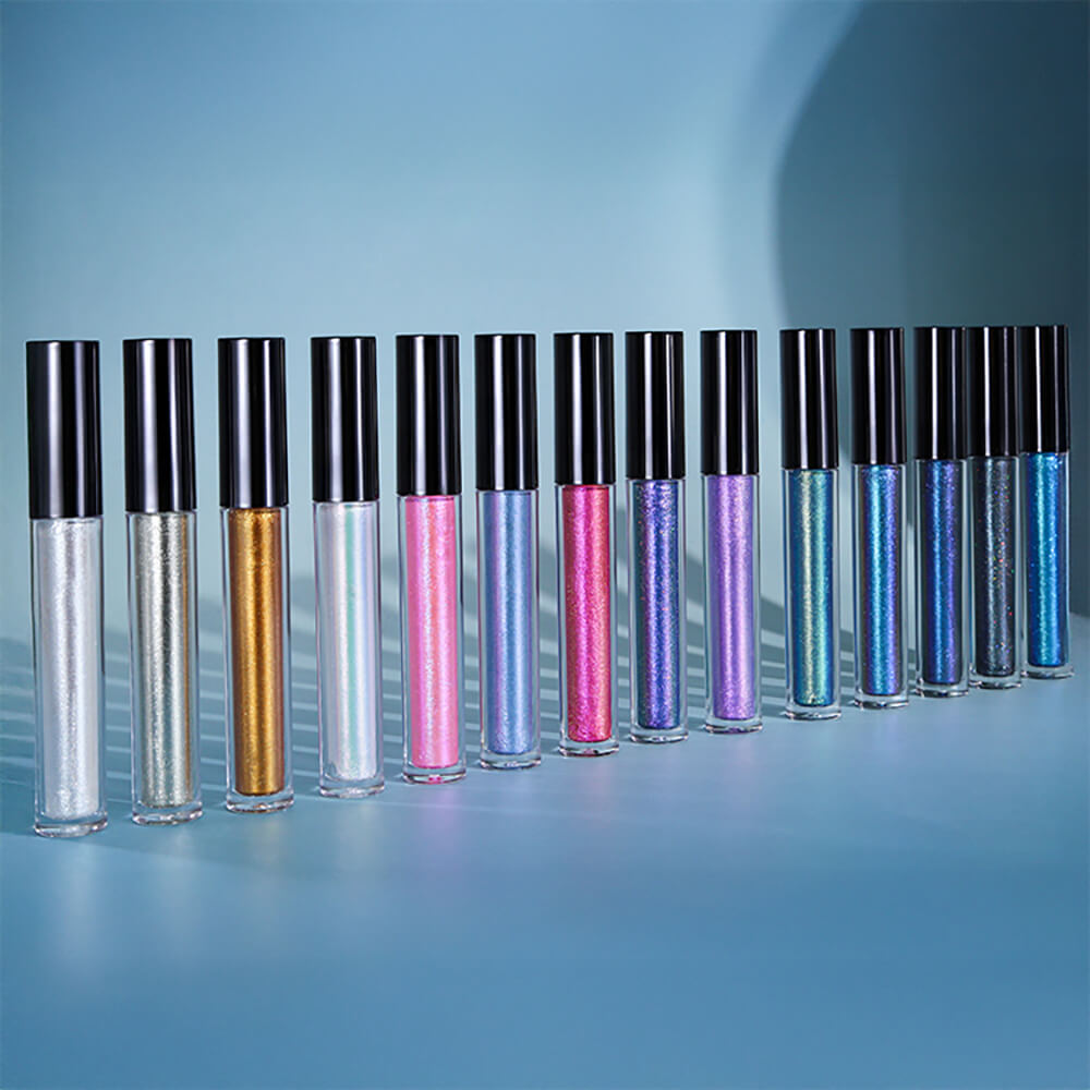 14-Color Chameleon Mascara Lengthening Waterproof Shimmer Long-Lasting