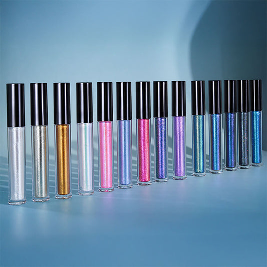 14-Color Chameleon Mascara Lengthening Waterproof Shimmer Long-Lasting