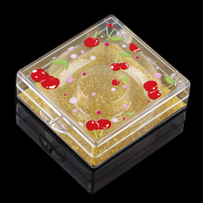 12 color cherry eyelash box square empty packaging box creative new