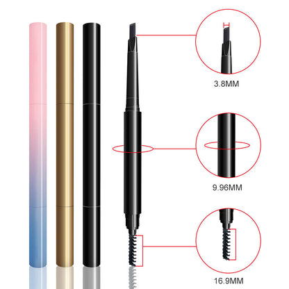 6 Color Eyebrow Pencil Waterproof High Pigmented Natural Gold Private Label