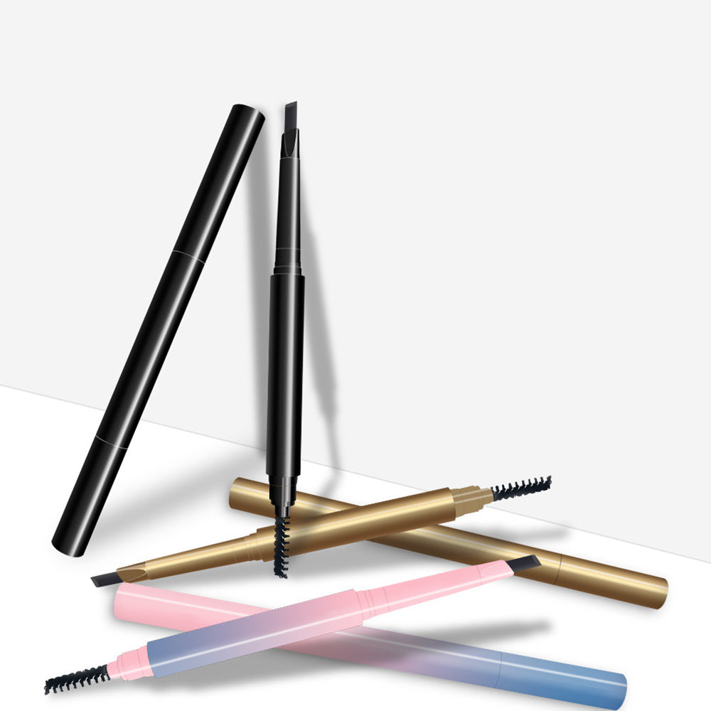 6 Color Eyebrow Pencil Waterproof High Pigmented Natural Gold Private Label
