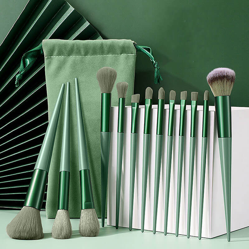 13 pcs makeup brush set beginner travel soft brushes portable