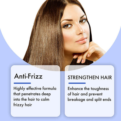 Leave-in hair treatment serum essential oil capsules conditioner Argan oil anti-frizz