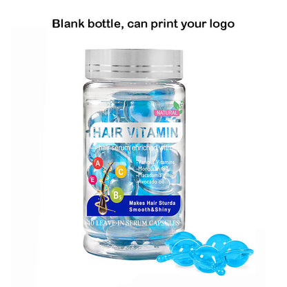 Leave-in hair treatment serum essential oil capsules conditioner Argan oil anti-frizz