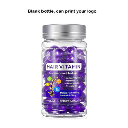 Leave-in hair treatment serum essential oil capsules conditioner Argan oil anti-frizz