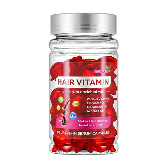 Leave-in hair treatment serum essential oil capsules conditioner Argan oil anti-frizz