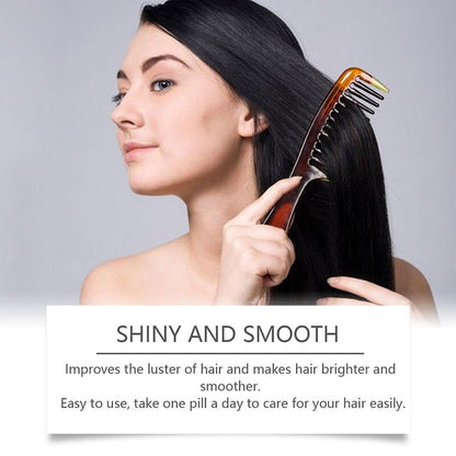 Leave-in hair treatment serum essential oil capsules conditioner Argan oil anti-frizz