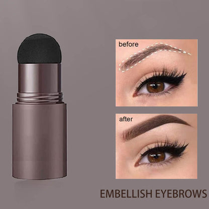 5 color hairline powder eyebrow stamp pomade waterproof