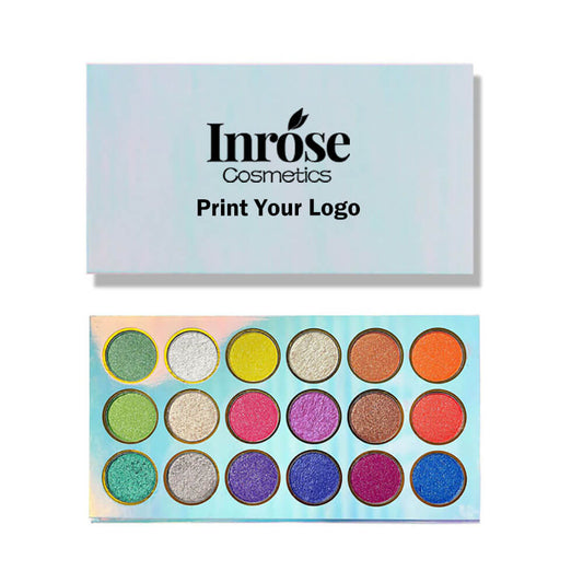 18 color eyeshadow palette high pigmented shimmer eye shadow