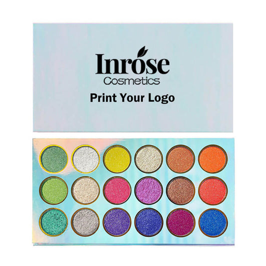 18 color eyeshadow palette high pigmented shimmer eye shadow
