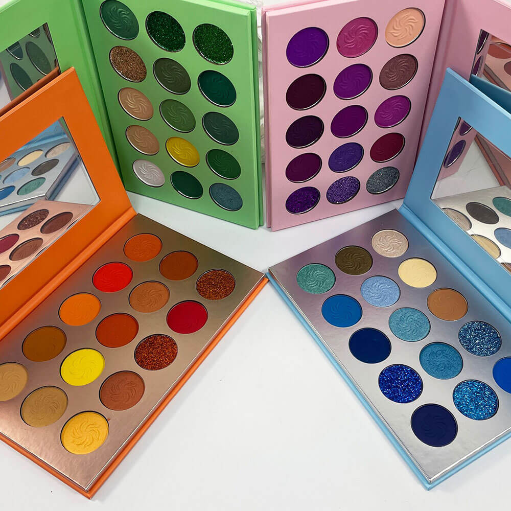 15 color seasons eyeshadow palette waterproof vegan high pigmented