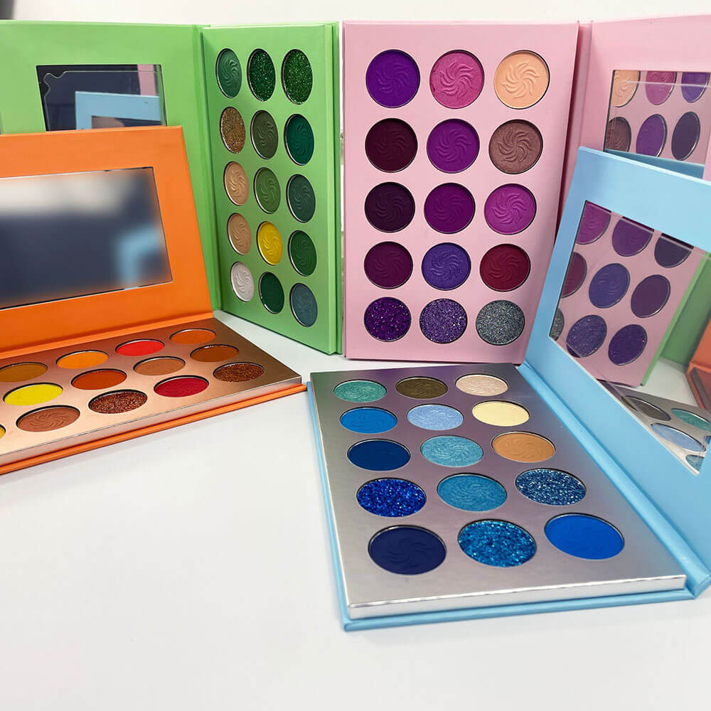 15 color seasons eyeshadow palette waterproof vegan high pigmented