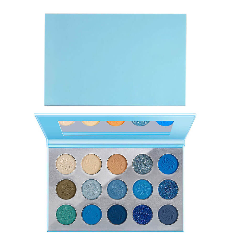 15 color seasons eyeshadow palette waterproof vegan high pigmented