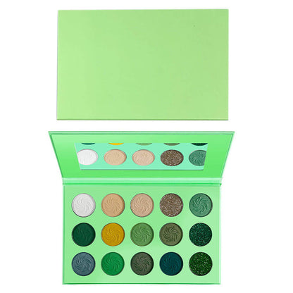 15 color seasons eyeshadow palette waterproof vegan high pigmented