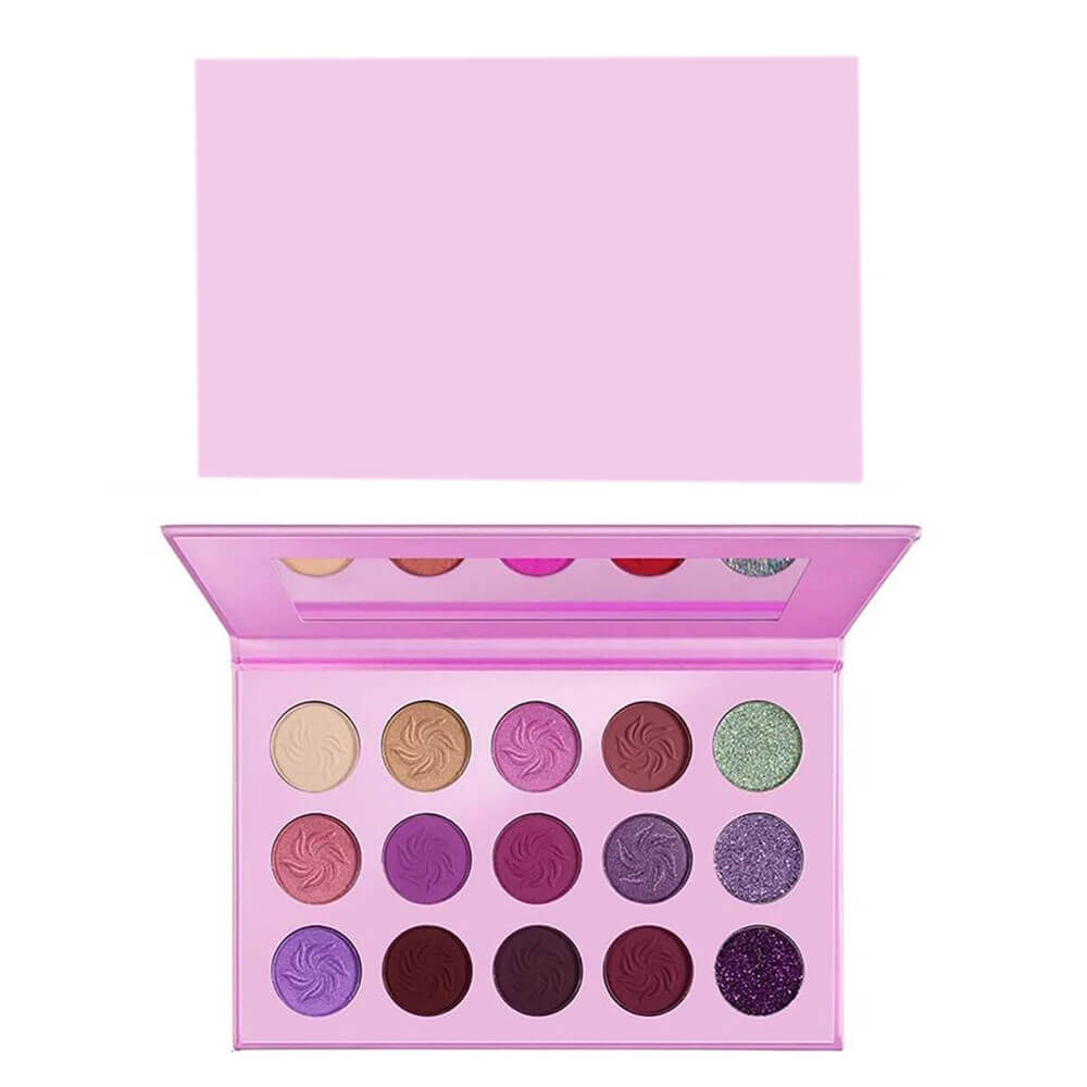 15 color seasons eyeshadow palette waterproof vegan high pigmented