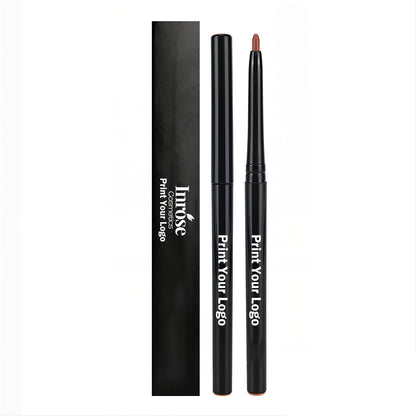 12 Color Automatic Lip Liner Matte Lip Color Pencil Swivel High Pigmented