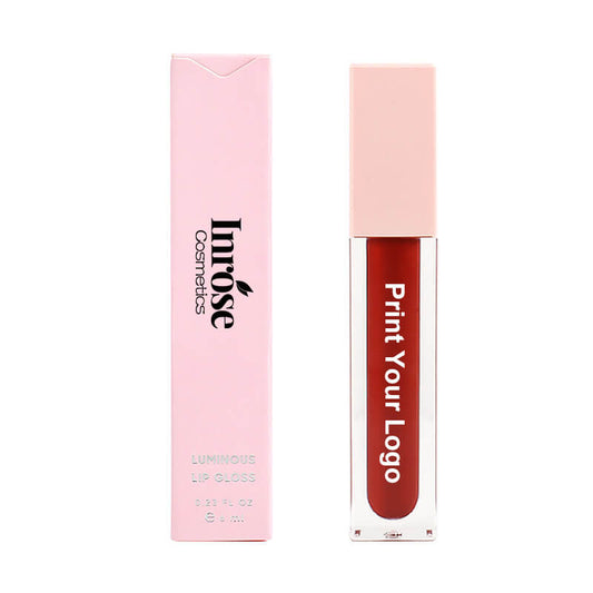 24 color nude lip gloss high pigment not dry long lasting pink tube