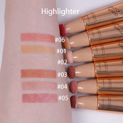 Enlumineur liquide 6 couleurs, baume scintillant, haute pigmentation