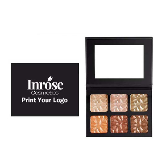 6 color diamond highlight palette contour face nose shadow brightening