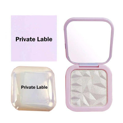 12 color pressed highlighter powder shiny high pigmented