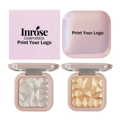 12 Color Shimmer Highlighter Pressed Powder Shiny Brighten High Pigmented