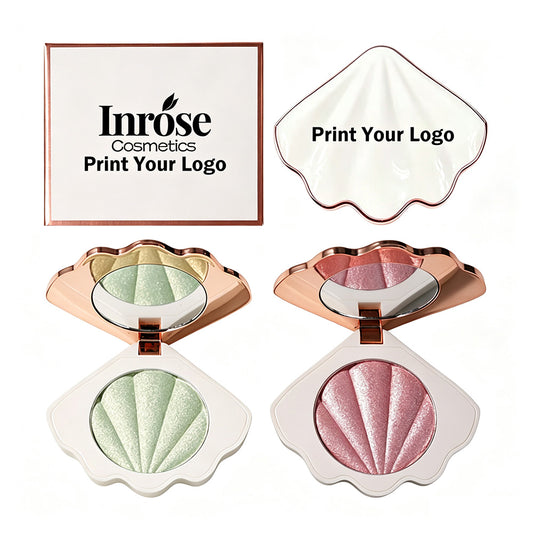 10 Color Highlighter Powder Face Brighten Shimmer Nose Shadow Vegan