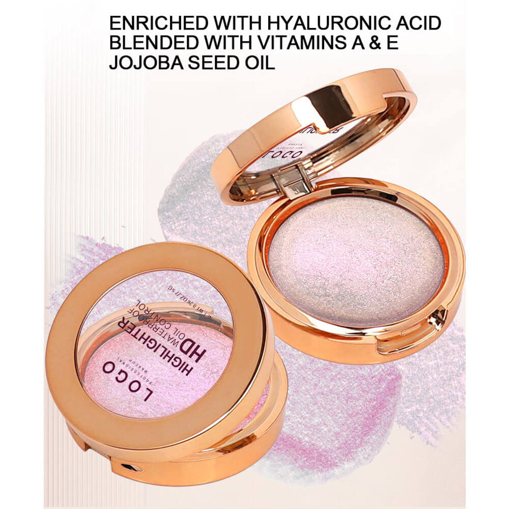 20-Shade Highlighter Cream Brighten Waterproof Pearlescent Shimmer Long-Lasting