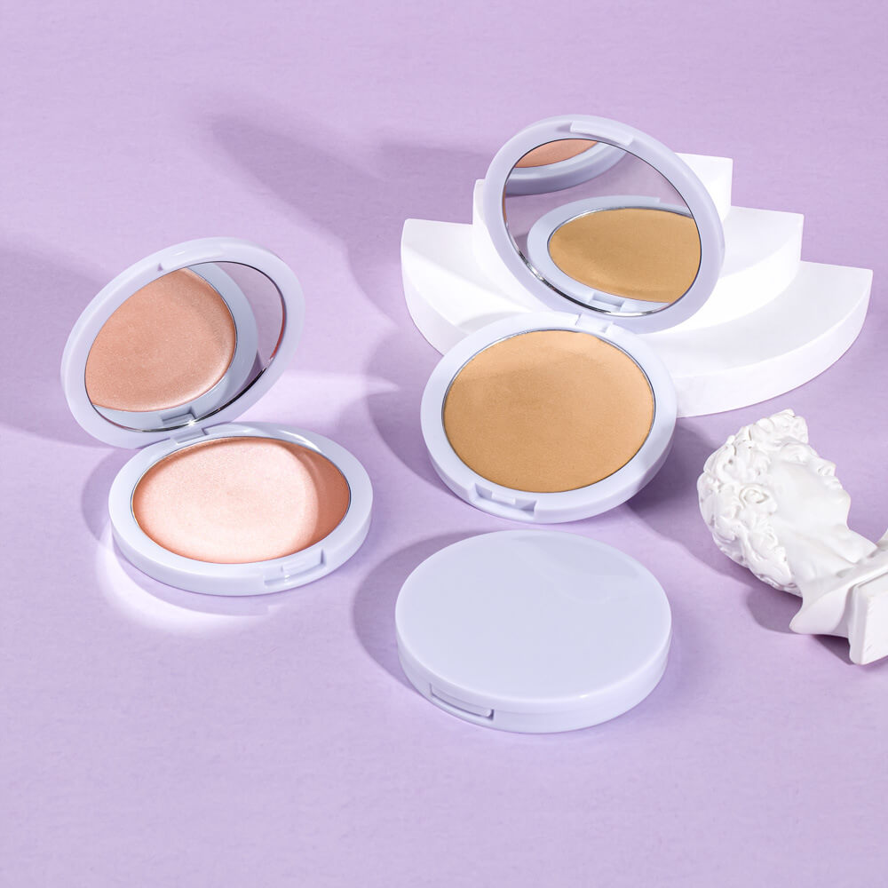 6-Color Pearlescent Highlighter Flawless Brightener Silky-Smooth Long Lasting