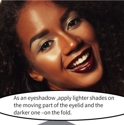 7 color highlighter powder contour brighten shiny high pigmented