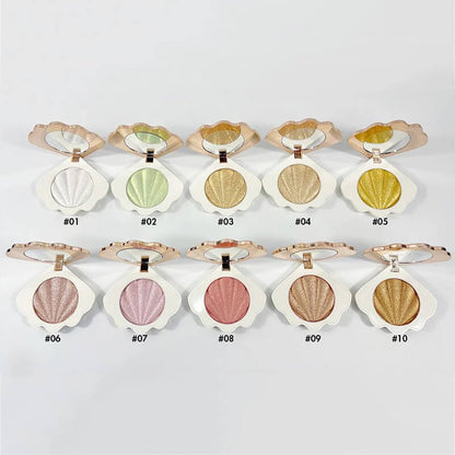 10 color highlighter powder face brighten shimmer nose shadow