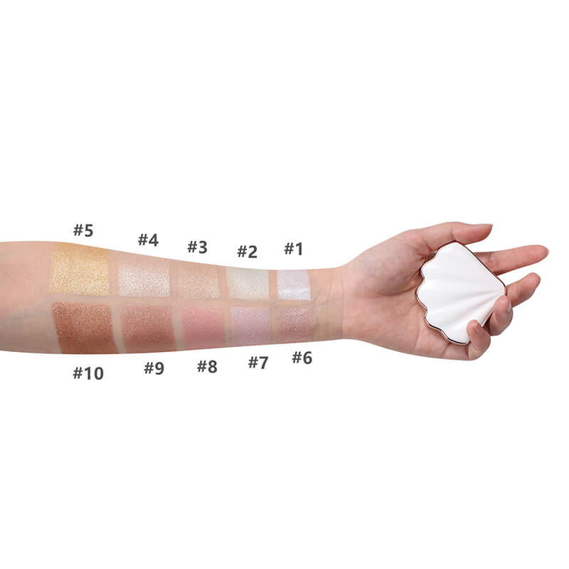 10 color highlighter powder face brighten shimmer nose shadow