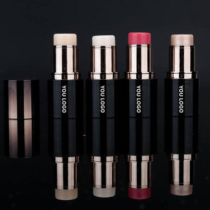 4-Color Highlight Stick Matte Shimmer Brighten Contour Waterproof Sculpting Stick