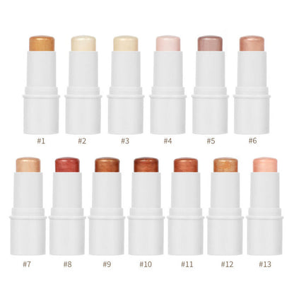 13 color highlighter balm face brighten contour shimmer cruelty free