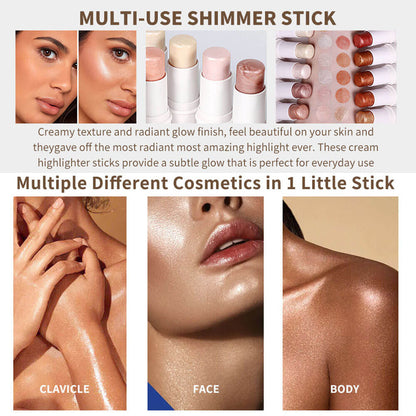 13 color highlighter balm face brighten contour shimmer cruelty free