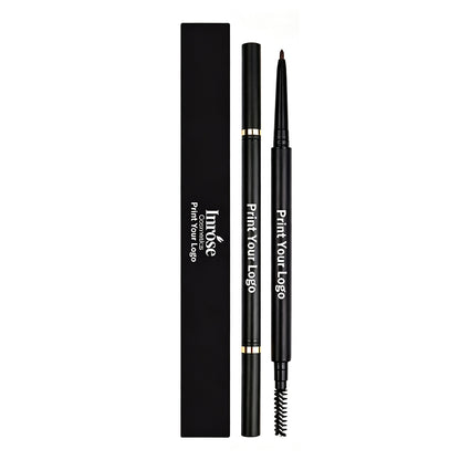 6 Color Eyebrow Pencil Ultra-Fine Slim Waterproof High Pigmented Private Label
