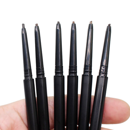 6 Color Eyebrow Pencil Ultra-Fine Slim Waterproof High Pigmented Private Label