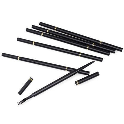 6 Color Eyebrow Pencil Ultra-Fine Slim Waterproof High Pigmented Private Label
