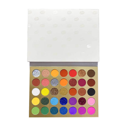 35 color eyeshadow palette high pigmented long lasting hot selling