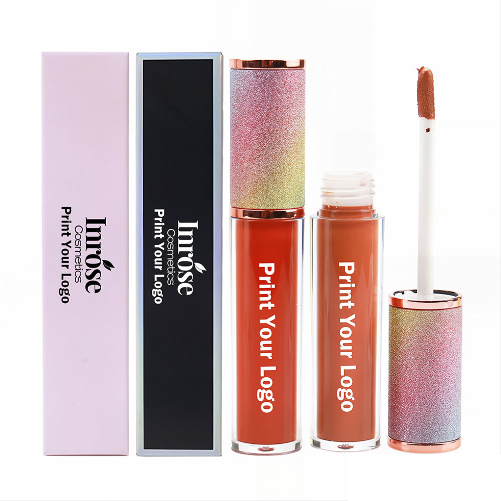 64 Color Long Lasting Lip Gloss Nude Shimmer High Pigmented Rainbow Tube