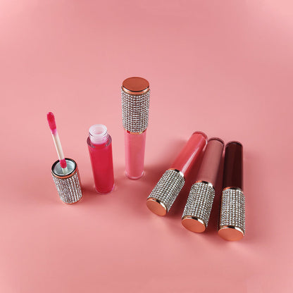 64 color diamond tube lip gloss nude shimmer high pigmented (color 33-64)