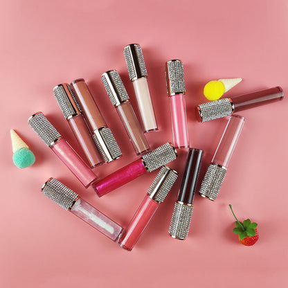 64 color diamond tube lip gloss nude shimmer high pigmented (color 33-64)