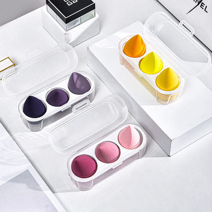3 in 1 makeup sponge soft beauty blender powder puff wet and dry