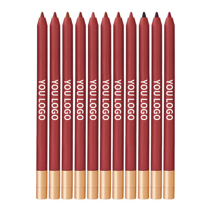 20 Color Matte Lip Liner high pigment Lip Line Pen Nude Long-Lasting Waterproof
