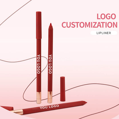 20 Color Matte Lip Liner high pigment Lip Line Pen Nude Long-Lasting Waterproof