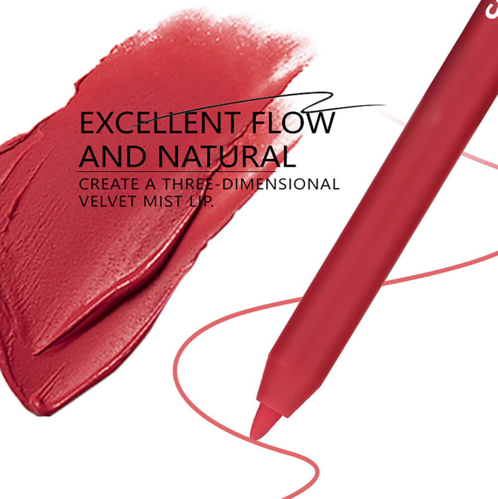 20 Color Matte Lip Liner high pigment Lip Line Pen Nude Long-Lasting Waterproof
