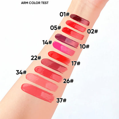 10-Shade Nude Lip Glaze High Pigmented Smudge-Proof Lip Tint Private Label