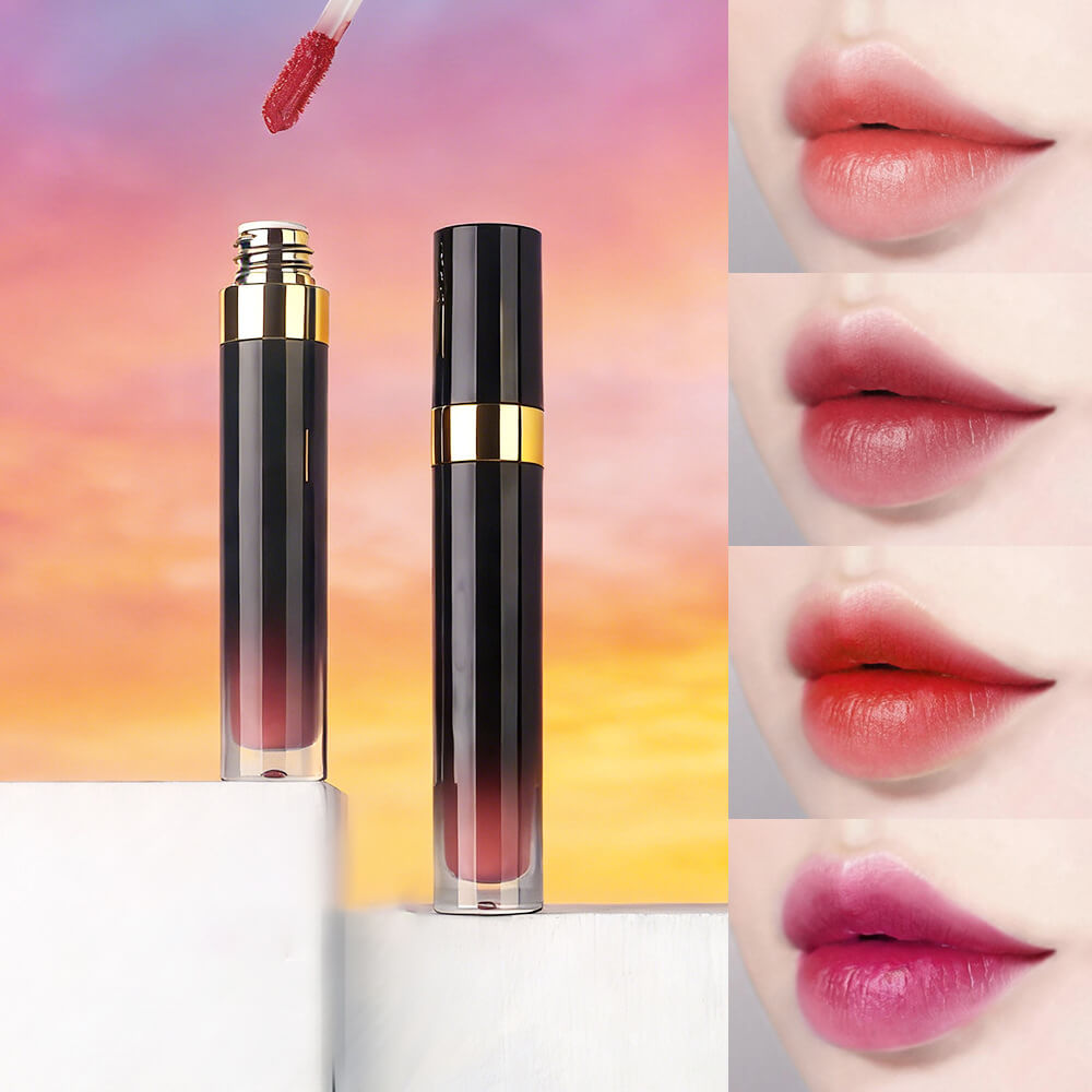 10-Shade Nude Lip Glaze High Pigmented Smudge-Proof Lip Tint Private Label