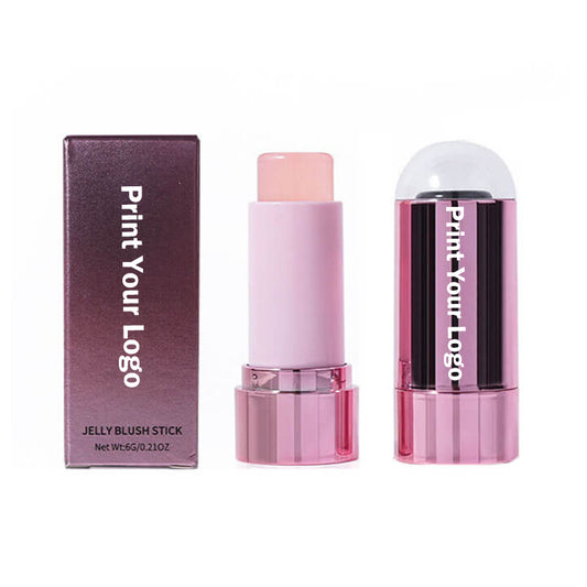 6 color jelly blush stick cream color changing lips cheeks natural